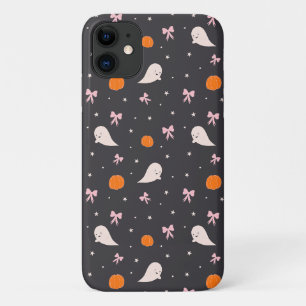 Étui de téléphone motif fantôme Halloween mignon