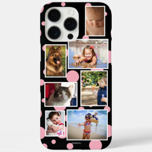 Étui de téléphone multi-photo à pois HAMbWG