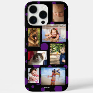 Étui de téléphone multi-photo à pois HAMbWG