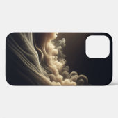 Étui de téléphone Nébuleuse dorée abstraite poussi (Verso (horizontal))