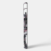 Étui de téléphone Ninja Cramoisi (Verso / Gauche)