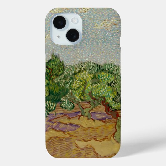 Étui de téléphone "Oliviers" de Van Gogh (Verso)