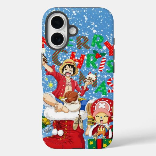 Étui de téléphone One piece Noël (Verso)