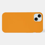 Étui de téléphone orange chaud et vibrant (Verso Horizontal)