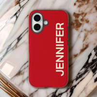 Étui de téléphone orange personnalisé, cadeau de r