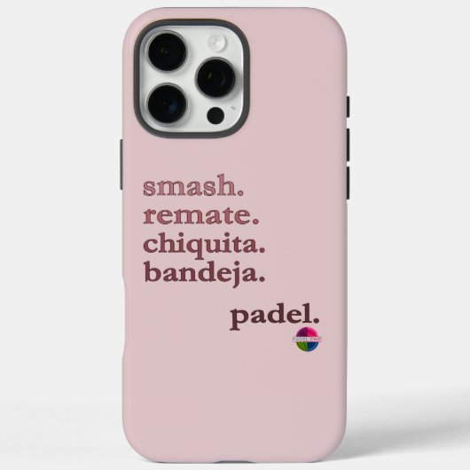 Étui de téléphone Padel - Personnaliser le mot Vib (Verso)