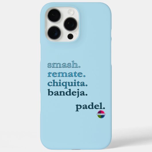 Étui de téléphone Padel - Personnaliser le mot Vib (Verso)