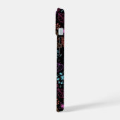Étui de téléphone papillon floral néon (Côté gauche)