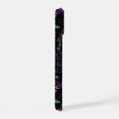 Étui de téléphone papillon floral néon (Côté droit)