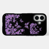 Étui de téléphone Papillon Violet Esthétique (Verso (horizontal))