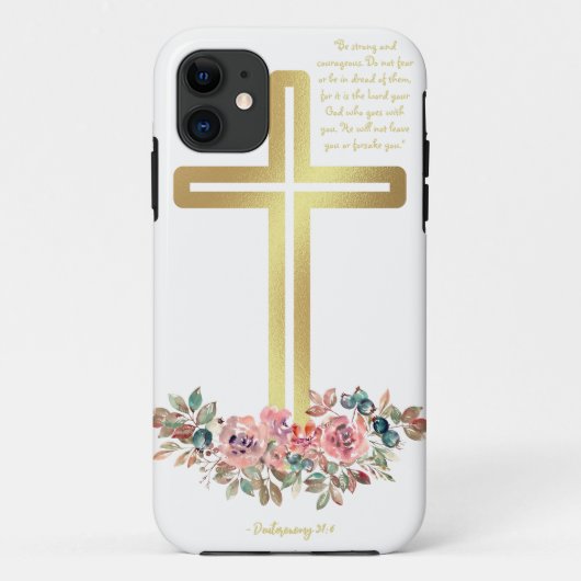 Étui de téléphone pastel floral (Dos)