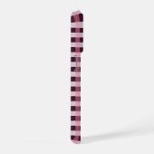 Étui de téléphone personnalisé à carreaux roses po (Côté droit)