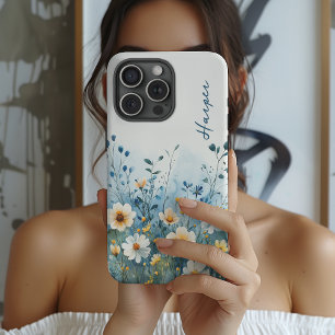 Étui de téléphone personnalisé avec motif floral b