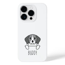 Étui de téléphone personnalisé avec un Beagle mign
