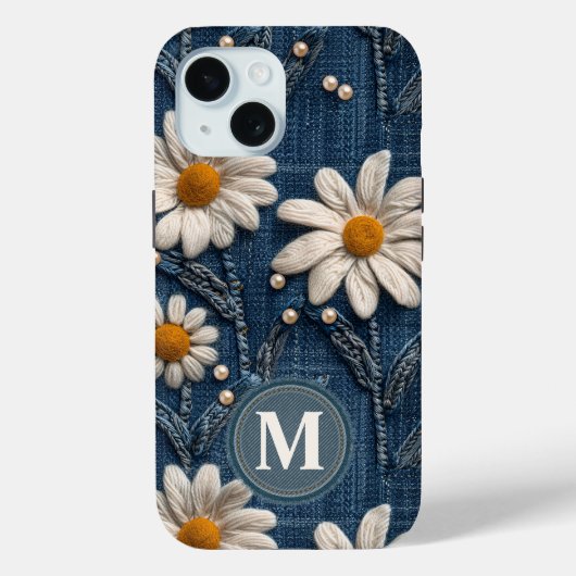 Étui de téléphone personnalisé avec une initiale e (Verso)