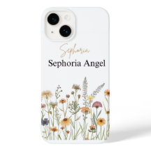 Étui de téléphone personnalisé Boho Wildflower Cus