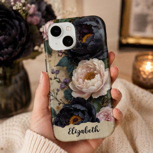 Étui de téléphone personnalisé Fleurs de pivoine v