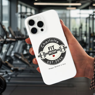 Étui de téléphone personnalisé pour maman en forme