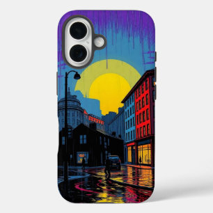 Étui de téléphone Pop Art pour cycliste urbain vib