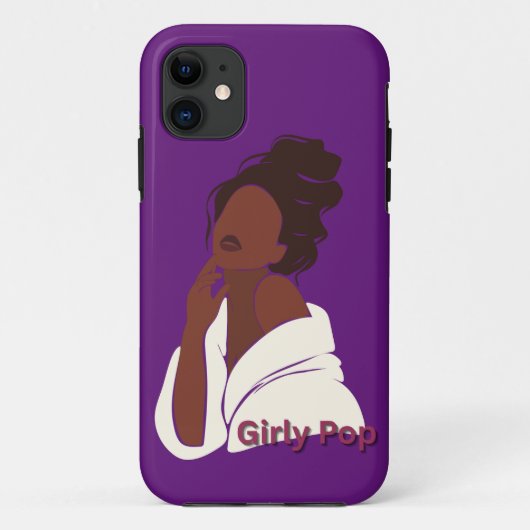 Étui de téléphone pop girly pour iphone 11 (Dos)