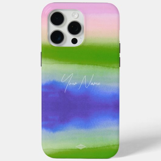 Étui de téléphone portable à aspect aquarelle (Verso)