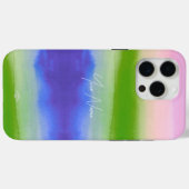 Étui de téléphone portable à aspect aquarelle (Verso (horizontal))