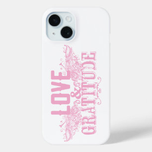 Étui de téléphone portable Amour et Gratitude
