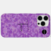 Étui de téléphone portable camouflage violet HAMby (Verso (horizontal))