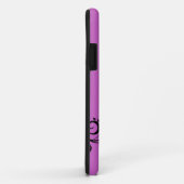 Étui de téléphone portable violet thème Hibou pour (Dos/Droite)