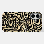 Étui de téléphone portrait tourbillon visage (Verso (horizontal))