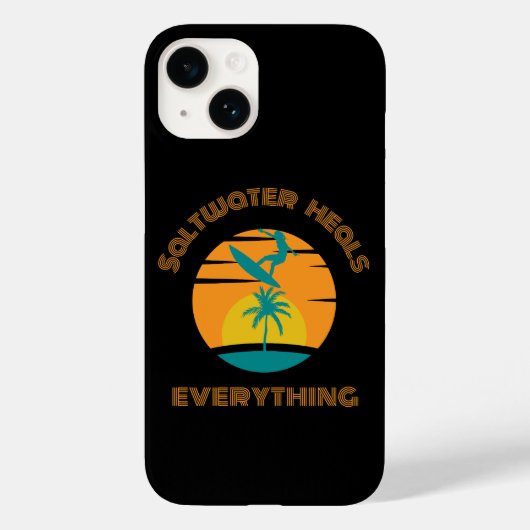 étui de téléphone pour amateur de surf (Verso)