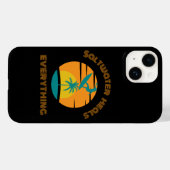 étui de téléphone pour amateur de surf (Verso (horizontal))