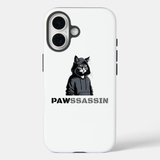 Étui de téléphone pour chat PAWSSASSIN (Verso)