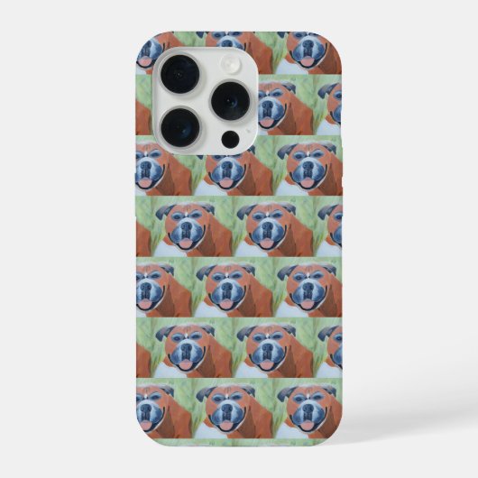 Étui de téléphone pour chien Boxer (Verso)