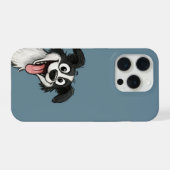 Étui de téléphone pour chien mignon (Verso Horizontal)