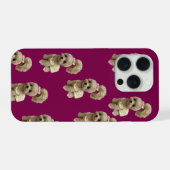 Étui de téléphone pour chiot mignon (Verso Horizontal)