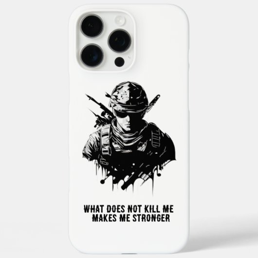 Étui de téléphone pour soldat à l'état d'esprit de (Verso)