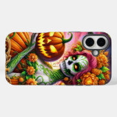 Étui de téléphone Pumpkin Lady (Verso (horizontal))