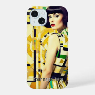 Étui de téléphone RETRO 60's BEAUTÉ GÉOMÉTRIQUE JA