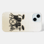 Étui de téléphone rétro mignon | soirées de concer (Verso (horizontal))