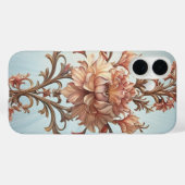 Étui de téléphone rose baroque (Verso (horizontal))