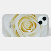 Étui de téléphone Rose Blanche (Verso (horizontal))