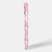 Étui de téléphone rose festif (Verso / Gauche)