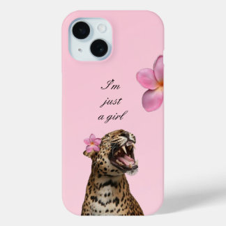 Étui de téléphone rose léopard Soft Girl |Tendance