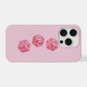 étui de téléphone rose pour iPhone (Verso Horizontal)