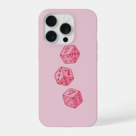 étui de téléphone rose pour iPhone (Verso)