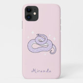 Étui de téléphone rose serpent sorcier (Dos)