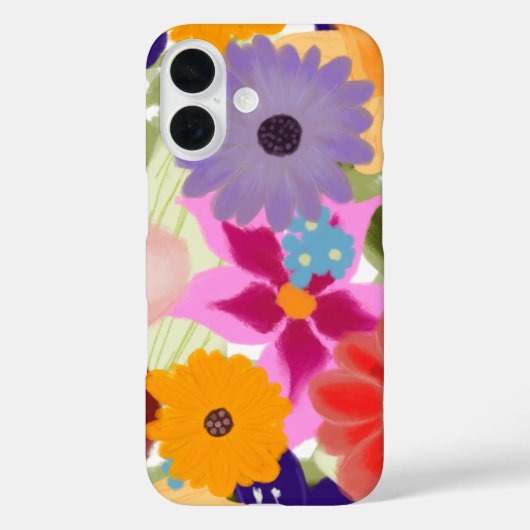 Étui de téléphone saisonnier floral printemps/été (Verso)