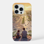 Étui de téléphone Scénique Couple de l'Heure Dorée (Verso)