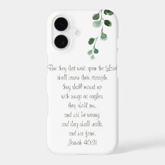 Étui de téléphone shabby chic avec verset biblique